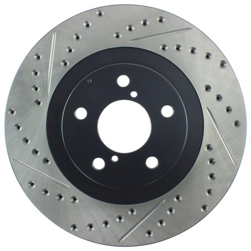 StopTech Sport Drilled/Slotted Front Right Brake Rotor 294mm, 9-2X Aero 127.47018R