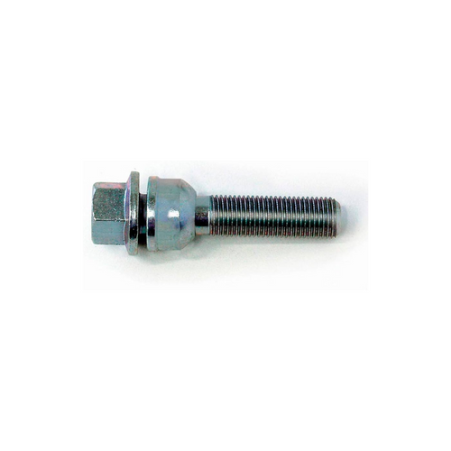 H&R 1455007A 50mm Wheel Bolt, M14x1.5 VW/Audi Removable Ball Seat Silver 1455007A