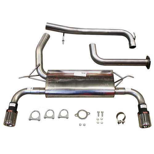 Ferrita Performance Cat-Back Exhaust, w/o Dynamic Trim Kit, Volvo S40/V50 T5 FWD VOK50105S