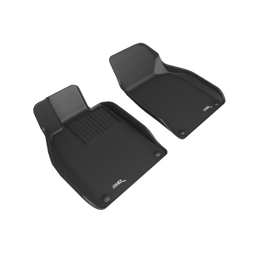 3D MAXpider Kagu 1st Row Black Floor Mat Set, Porsche Boxster/Cayman/718 2013-2023 L1PO02211509