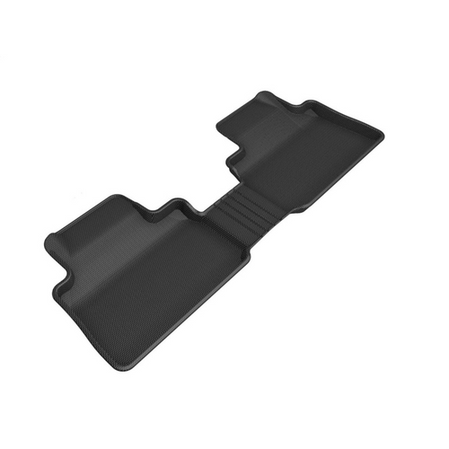 3D MAXpider Kagu 2nd Row Black Floor Mat Set, Audi E-Tron 2019-2021