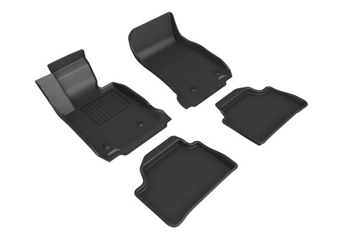 3D MAXpider Electric Kagu 1st & 2nd Row Black Floor Mat Set, BMW 1 Series 2012-2019 L1BM03601509