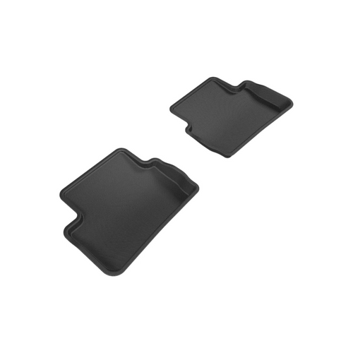 3D MAXpider Kagu 2nd Row Black Floor Mat Set, Mercedes-Benz CLA-Class/GLA-Class X177/X156 2015-2019 L1MB04121509