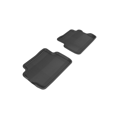 3D MAXpider Kagu 2nd Row Black Floor Mat Set, Ford Focus 2008-2011 L1FR01621509