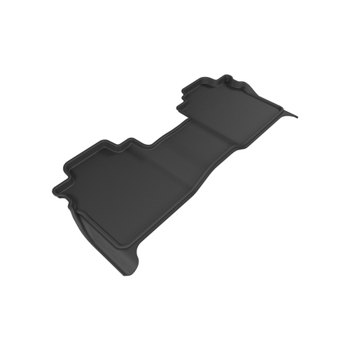 3D MAXpider Kagu 2nd Row Black Floor Mat Set, Nissan Titan Crew Cab 2016-2019 L1NS08521509