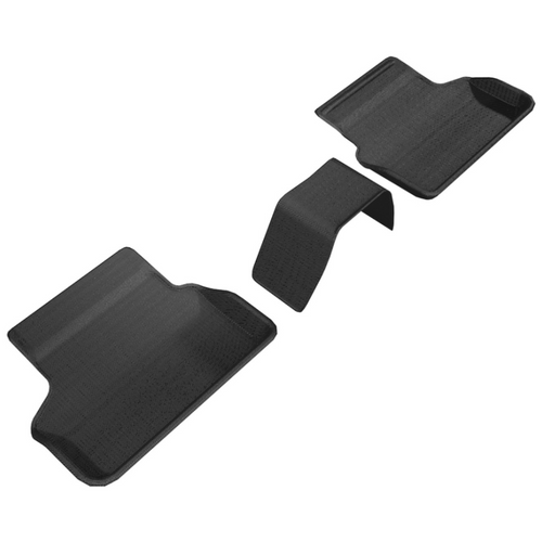 3D MAXpider Kagu 2nd Row Black Floor Mat Set, BMW 5 Series G30/G31 2017-2020 L1BM08421509