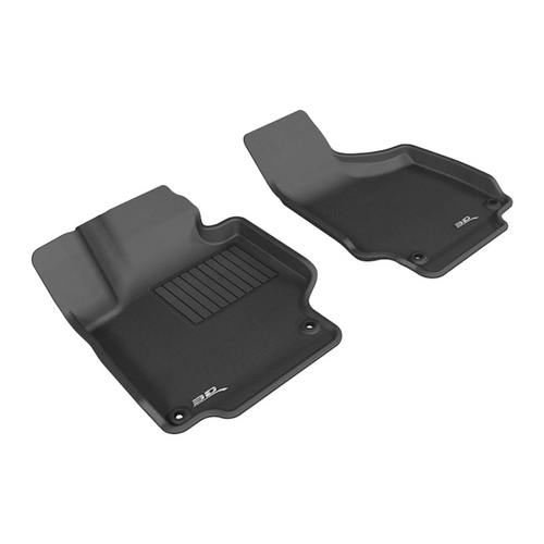 3D MAXpider Kagu 1st Row Black Floor Mat Set, Audi TT/TTS 2008-2015 L1AD02911509