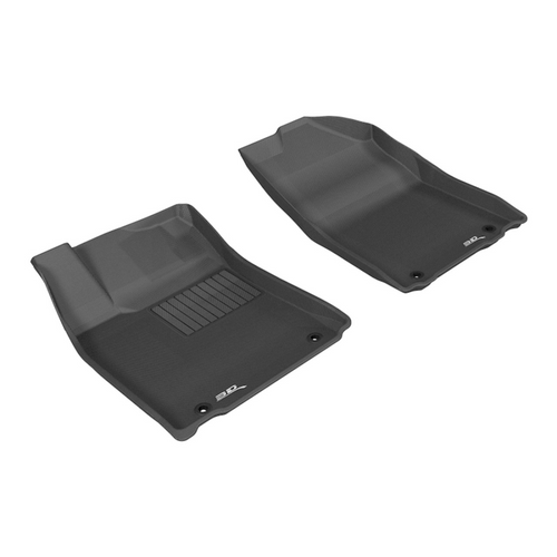 3D MAXpider Kagu 1st Row Black Floor Mat Set, Lexus ES/ES Hybrid 2013-2018 L1LX02711509