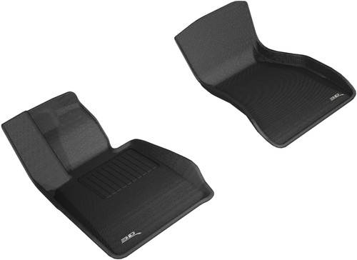 3D MAXpider Kagu 1st Row Black Floor Mat Set, BMW 5 Series G30/G31 2017-2020 L1BM08411509