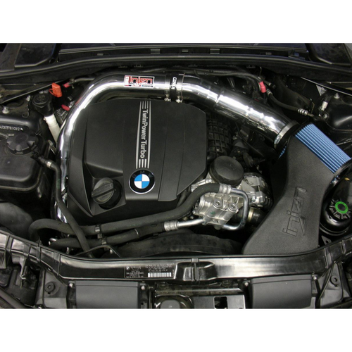 【B339】injen 　N54　335i　135i 　コールド エア インテーク システム 　エアークリーナー　 SP1125WB Injen 11 BMW E82 135i (N55) Turbo⁄E90 335i Wrinkle Black Tuned Air