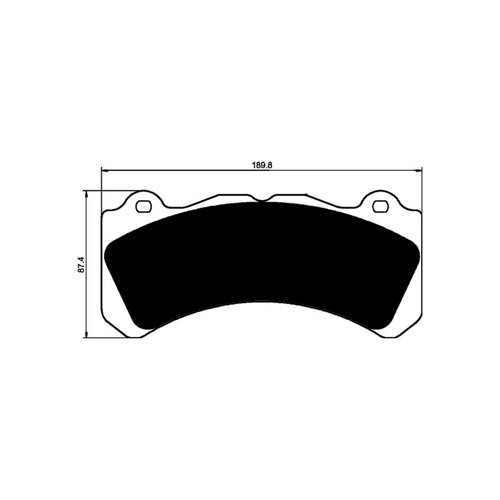 Porterfield Enterprises VP-121001 Porterfield R4-S Front Brake Pads, S60/V60 Polestar