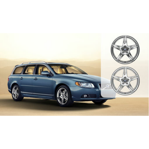 Volvo Genuine Wheels 8641075 18x8 Ymir Wheel, Light Grey