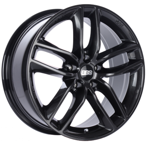 BBS SX 20x9 5x108 ET38 Crystal Black Wheel -82mm PFS/Clip Required