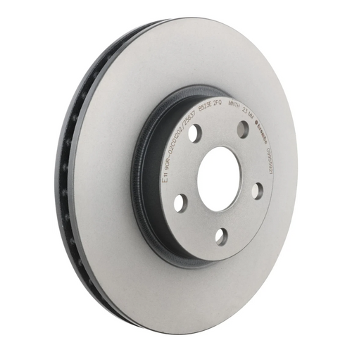 Brembo 09.9559.21 Prime UV Coated Front Brake Rotor, Pontiac Vibe 2003–2008, Scion tC 2005–2010, Toyota Celica 2000–2005