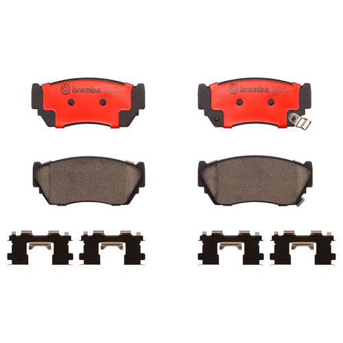 Brembo P56027N Premium NAO Ceramic Front Brake Pads, Nissan NX 1991-1993, Sentra 1991-1994