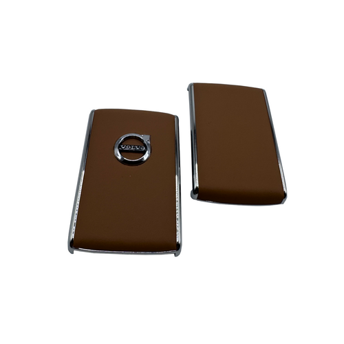 Tan Key Fob Cover w/ Volvo Logo, Volvo CMA/SPA VP-145000