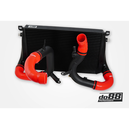 do88 BigPack Performance Intercooler Kit w/Red Hoses, VAG 2.0T EA888 Gen4 (300+ hp)