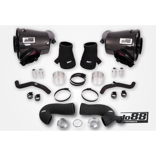 do88 Induction System 80mm Outlet w/Turbo Inlet Hoses, Porsche 911 Turbo (992)