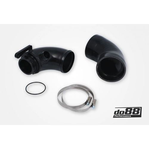 do88 Performance Turbo Inlet Pipe w/Black Hose & Airbox, VAG 1.8/2.0 TSI (MQB) – OEM Turbo