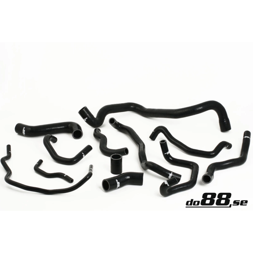 do88 Black Coolant Hoses, Audi S3 / TT / Seat Leon Cupra R 1.8T