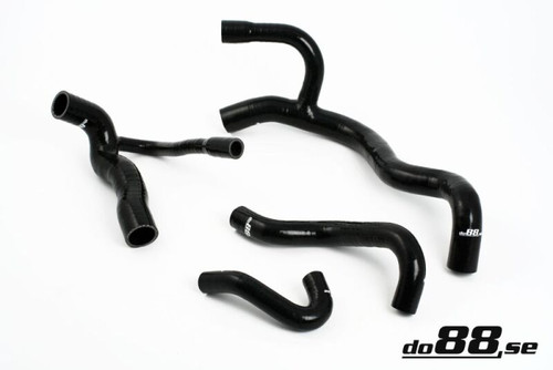 do88 92-96 Audi S2/RS2 2.2T (ABY/ADU) Radiator Hoses - Black