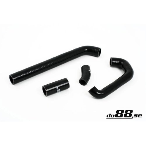 do88 Black Complement Hose Kit, Saab 900 / 9-3 Turbo 1994–2000