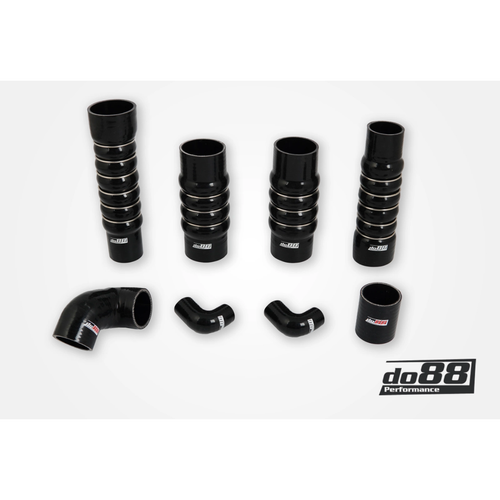 do88 Pressure Hoses Black, Audi RS4 Quattro 2.7L BiTurbo (B5) 2000-2002