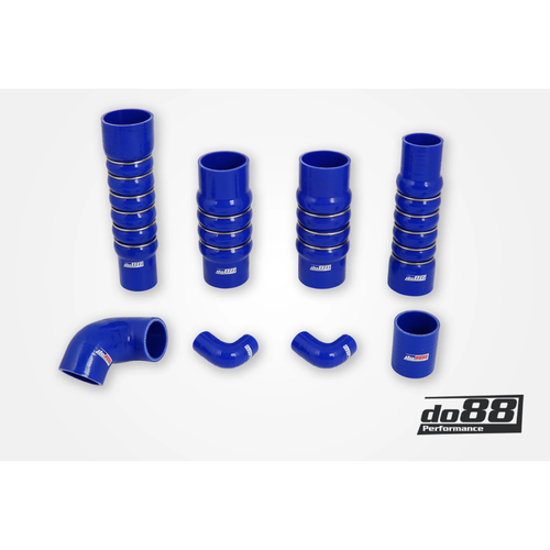 do88 Blue Pressure Hoses, 00-02 Audi RS4 Quattro 2.7L BiTurbo (B5)