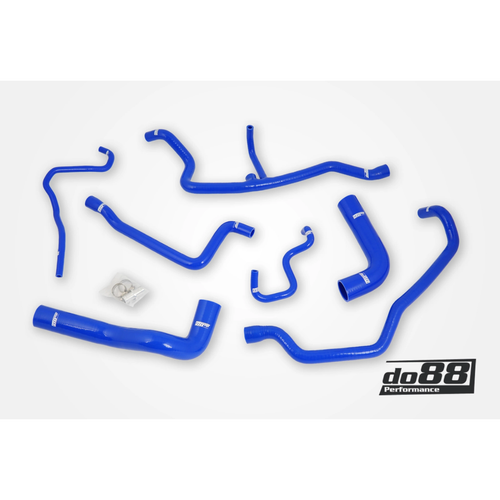do88 Blue Coolant Hose Kit, BMW 525i/525ix (E34) 91–96