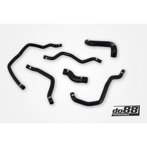 do88 Black Coolant Hose Kit, BMW 320/323/325/328/330 (E46)