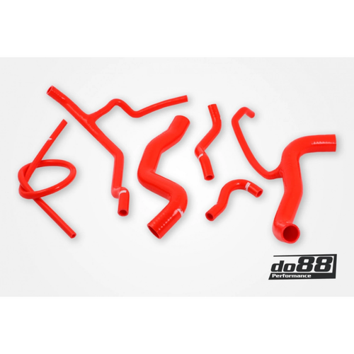 do88 Red Coolant Hose Kit, Volvo 740/780/960 Turbo 16V