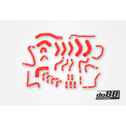 do88 Red Vacuum Hoses, Audi RS6 4.2L BiTurbo (C5) 2002–2004