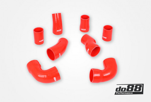 do88 02-04 Audi RS6 4.2L BiTurbo (C5) Pressure Hoses - Red