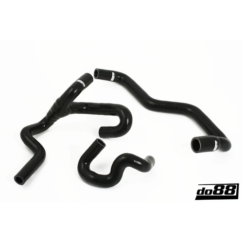 do88 Black Heater Hoses (With Water Valve), Saab 9-5 1998–2010