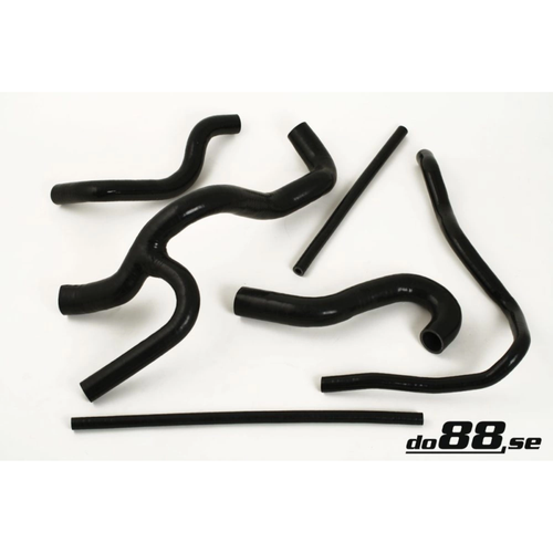do88 Radiator Hoses Black, Audi Quattro/Ur-Quattro 2.2T 10V 1981-1990