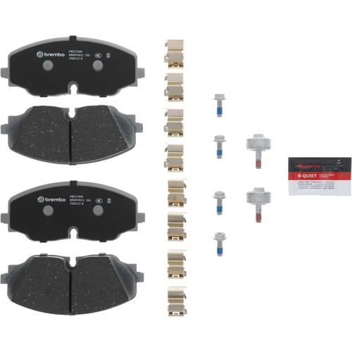 Brembo NAO Ceramic Front Brake Pads, Volkswagen Atlas, Volkswagen Atlas Cross Sport 2020-2022