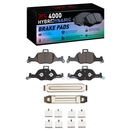DFC 17-25 BMW X6 Front 4000 HybriDynamic Brake Pads and Hardware Kit