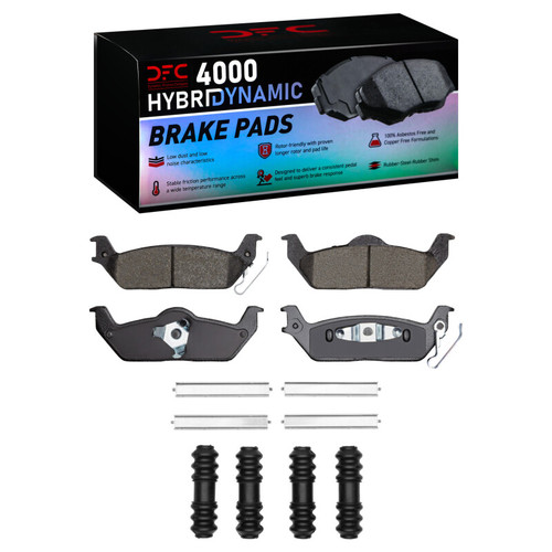 DFC 04-11 Ford F-150 4WD Rear 4000 HybriDynamic Brake Pads and Hardware Kit