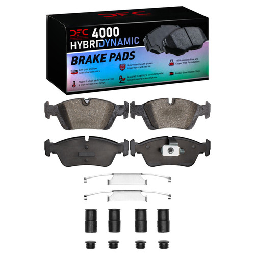 DFC 91-98 BMW 318i Front 4000 HybriDynamic Brake Pads and Hardware Kit