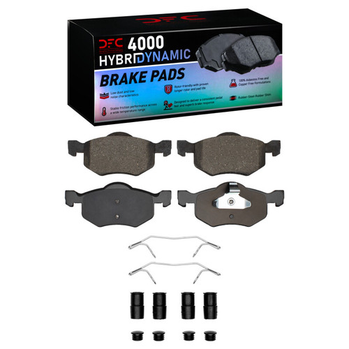 DFC 01-07 Ford Escape Front 4000 HybriDynamic Brake Pads and Hardware Kit