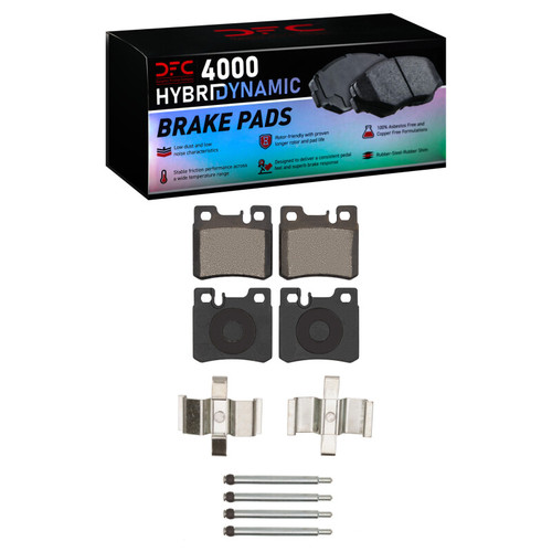 DFC 92-95 Mercedes-Benz E500 Rear 4000 HybriDynamic Brake Pads and Hardware Kit