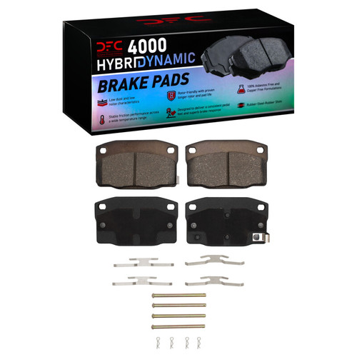 DFC 88-89 Pontiac LeMans Front 4000 HybriDynamic Brake Pads and Hardware Kit