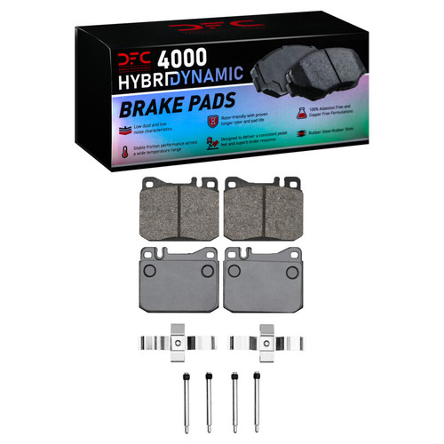 DFC 73-79 Mercedes-Benz 280E Front 4000 HybriDynamic Brake Pads and Hardware Kit