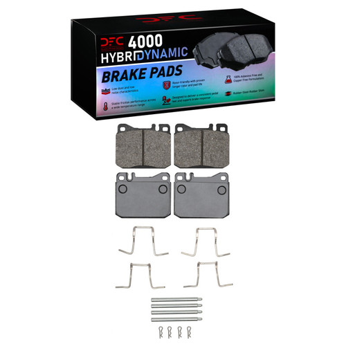 DFC 73-79 Mercedes-Benz 280SEL Front 4000 HybriDynamic Brake Pads and Hardware Kit