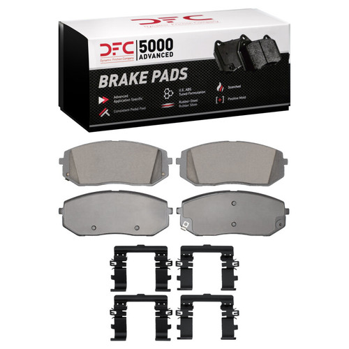 DFC 5000 Advanced Ceramic Front Brake Pads and Hardware Kit, Hyundai Ioniq 9 2024-2026