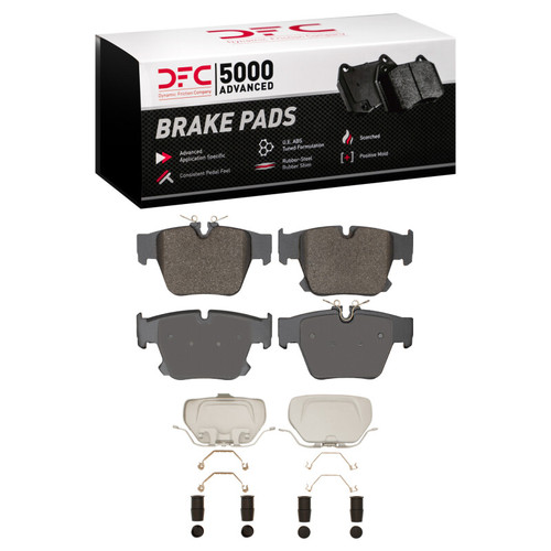 DFC 23-25 BMW Xm Rear 5000 Advanced Low Metallic Brake Pads and Hardware Kit