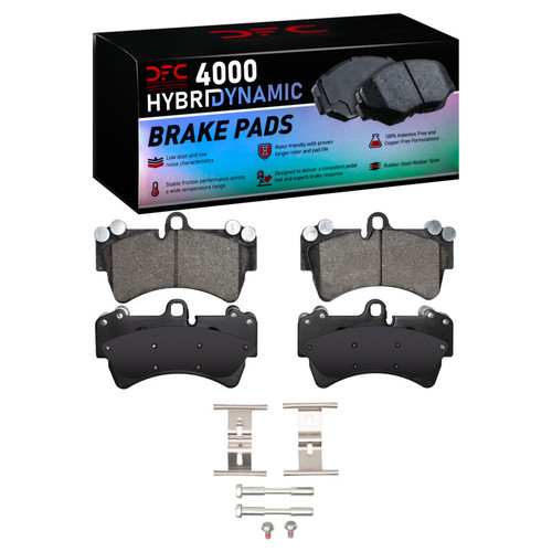 DFC 03-15 Audi Q7 Front 4000 HybriDynamic Brake Pads and Hardware Kit