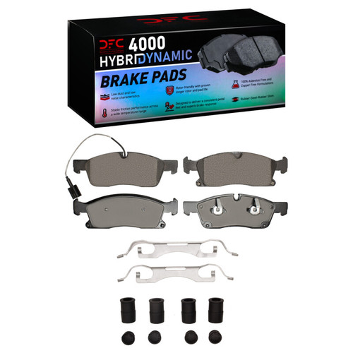 DFC 17-23 Maserati Levante Front 4000 HybriDynamic Brake Pads and Hardware Kit