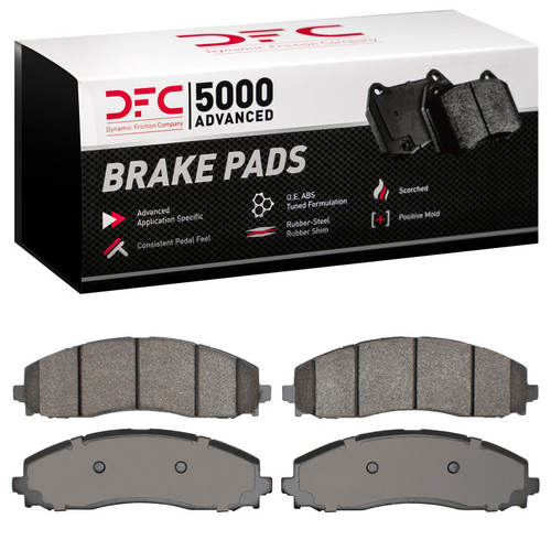 DFC 5000 Advanced Semi-Metallic Rear Brake Pads, Ford F-250 2WD (Super Duty) 2023-2025