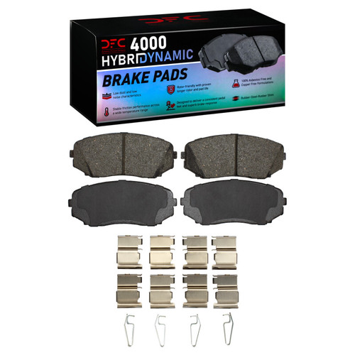 DFC 07-25 Ford Edge Front 4000 HybriDynamic Brake Pads and Hardware Kit